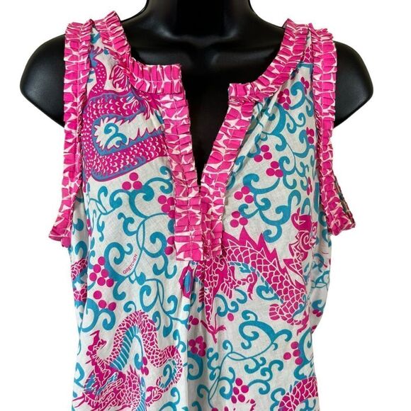 Gretchen Scott Dragon Print Tunic Dress - Picture 2 of 16